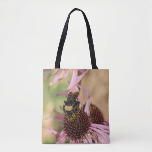 Biene on Black Mit Augen Susan Pano Tasche