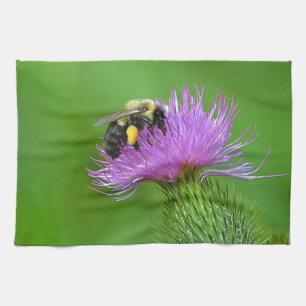 Biene on Thistle Kitchen Handtuch