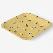 Biene Pappteller (Gewinkelt)