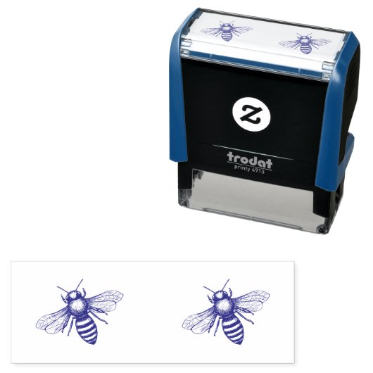 Biene Permastempel (Beispiel)