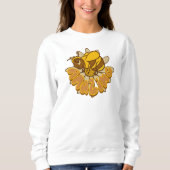 Biene Phantastisch - Niedlicher Cartoon Hummel Bie Sweatshirt (Vorderseite)