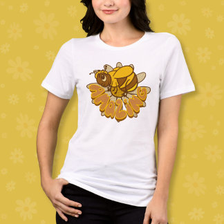 Biene Phantastisch - Niedlicher Cartoon Hummel Bie Tri-Blend Shirt