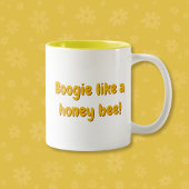 Biene Phantastisch - Niedlicher Cartoon Hummel Bie Zweifarbige Tasse