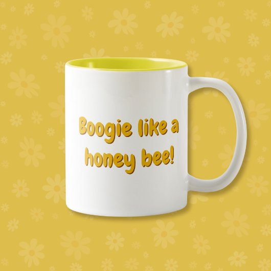 Biene Phantastisch - Niedlicher Cartoon Hummel Bie Zweifarbige Tasse