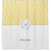 Biene Phantastische Silberhoney Bee Personalisiert Duschvorhang (Vorderseite)