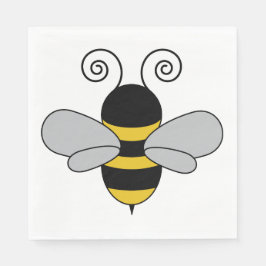 Biene Pop Art Niedlich Honeybee Serviette
