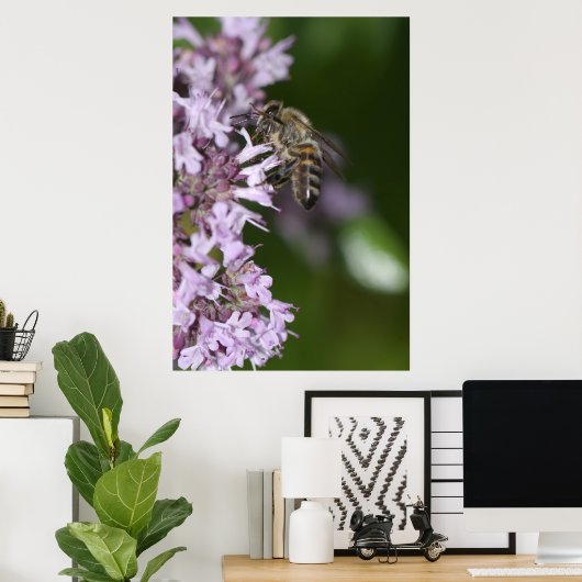 Biene Poster (Heimbüro)