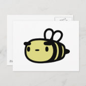 Biene Postkarte (Vorne/Hinten)