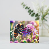 Biene Postkarte (Stehend Vorderseite)