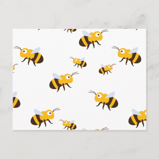 Biene Postkarte (Vorderseite)