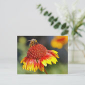 Biene Postkarte (Stehend Vorderseite)