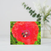 Biene Postkarte (Stehend Vorderseite)