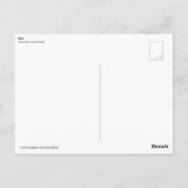 Biene Postkarte (Rückseite)