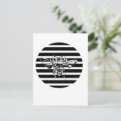 Biene Postkarte (Stehend Vorderseite)