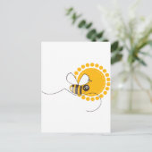 Biene Postkarte (Stehend Vorderseite)
