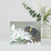 Biene Postkarte (Stehend Vorderseite)