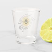 Biene Schnapsglas (Rückseite)