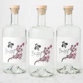 Biene schön alkoholflaschenetikett (Flaschen)