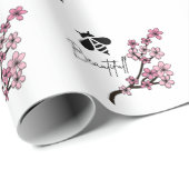 Biene schön geschenkpapier (Rolleneckpunkt)