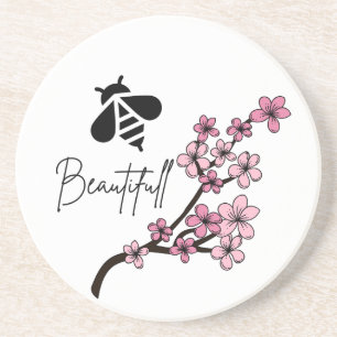 Biene schön getränkeuntersetzer