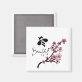 Biene schön magnet (Vorderseite/Rückseite)