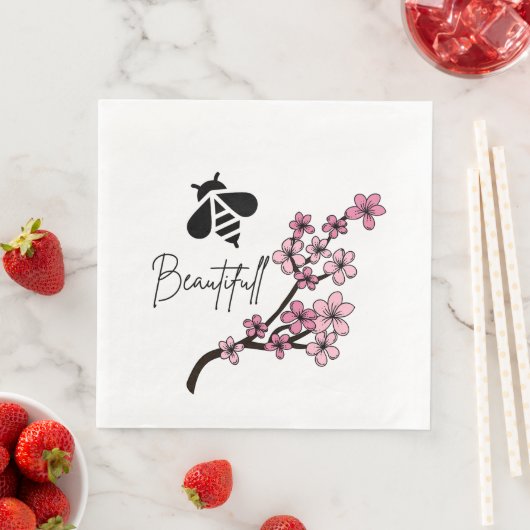 Biene schön serviette (Beispiel)