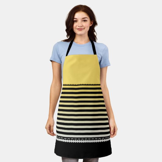 Biene Schürze (Getragen)