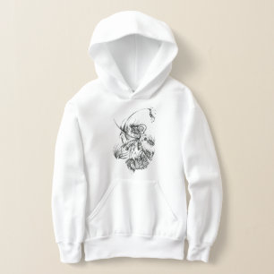 Biene Schwarz Weiß Abstrakte Stammes-Tattoo-Kunst Hoodie