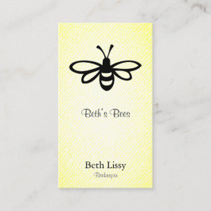 Biene [Schwarzes] Visitenkarte