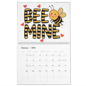 Biene selbst rette die Bienen komisches Tierinsekt Kalender (Feb 2026)