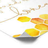 Biene sie fand ihr Brautparty-Poster Poster (Ecke)