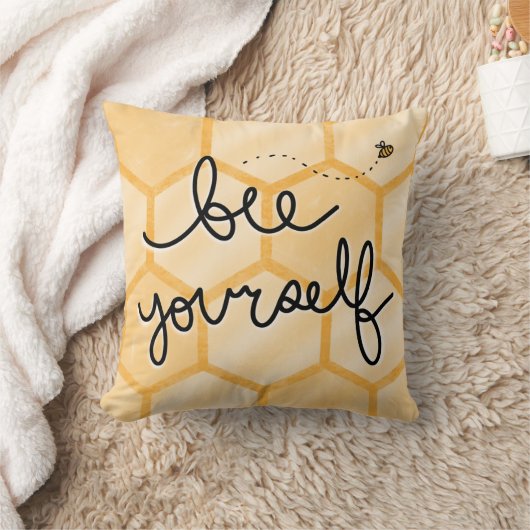 "Biene" Sie selbst Kissen (Decke)