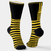 Biene Socken (Gewinkelt)
