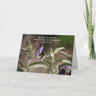 Biene sucht Bibelbibliothekskarte Jeremiah 29:13 Karte