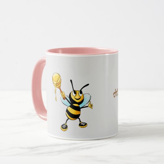 Biene Tasse (Vorderseite Links)