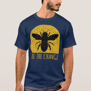 Biene the Change Honeybiene Awareness Beewax Hive T-Shirt