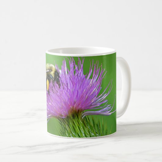 Biene & Thistle Tasse (VorderseiteRechts)