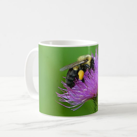 Biene & Thistle Tasse (Vorderseite Links)