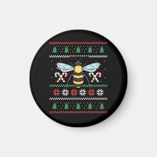 Biene Tier Biene Hässliches Weihnachten Magnet