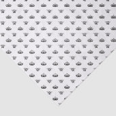 Biene u. krönen Ihre Hintergrund-Farbe Seidenpapier (Ausschnitt)