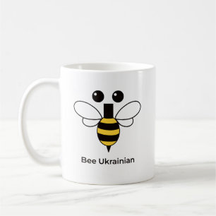 Biene Ukrainisch Süße Biene Minimalistische Kaffee Kaffeetasse