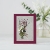 Biene und Allium Viktorianische Weihnachten (Stehend Vorderseite)