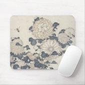 Biene und Chrysanthemen Mousepad (Mit Mouse)
