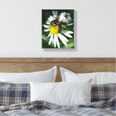 Biene und Daisy Leinwanddruck (Insitu (Schlafzimmer))