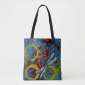 Biene und Dragonfly Tote Bag Tasche (Vorderseite)