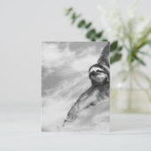 Biene und Faultier Postkarte (Stehend Vorderseite)