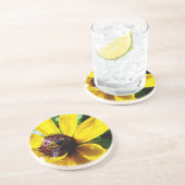 Biene und Gelbe Blume Untersetzer (Seite)