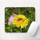Biene und Löwenzahn Mousepad (Mit Mouse)