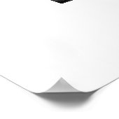 Biene und Monolith Poster (Ecke)