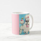 Biene und Poodle Kaffeetasse (VorderseiteRechts)